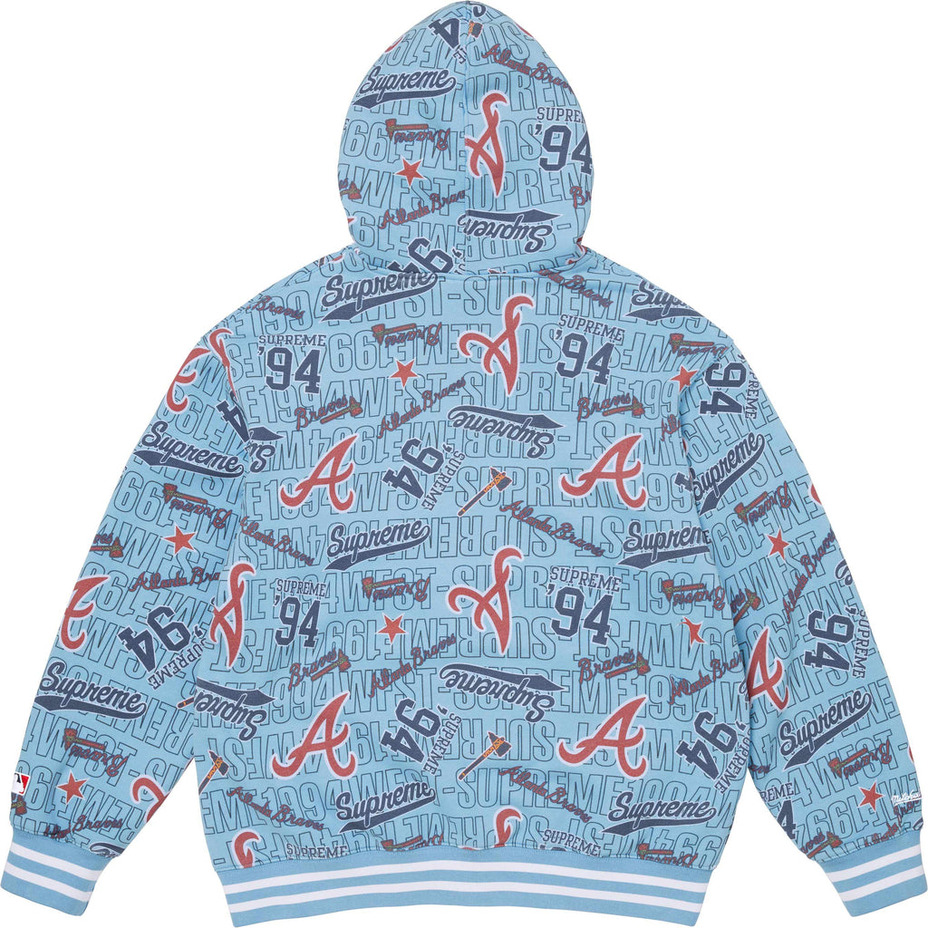 Supreme®/Mitchell & Ness® Teams Zip Up Hooded Sweatshirt