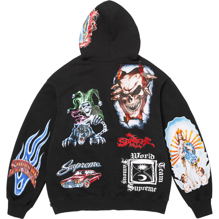 Stickers Hooded Sweatshirt - Shop - Supreme