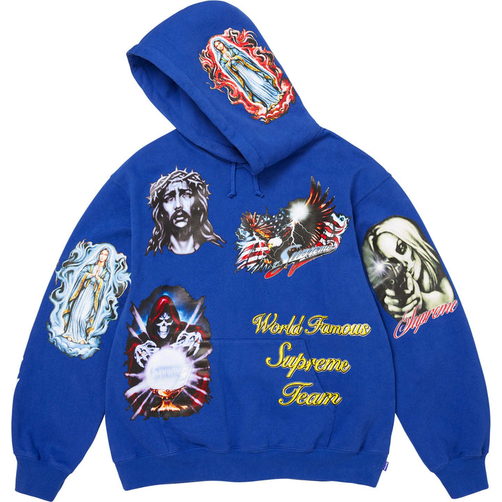 希少✳︎supremeフードロゴパーカー Stickers Hooded Sweatshirt - Shop - Supreme