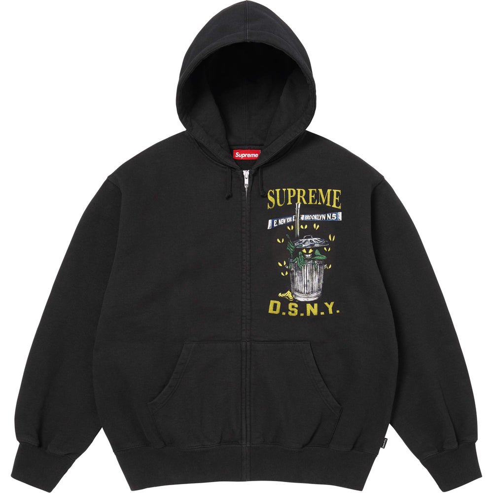 Supreme/DSNY Zip Up Hooded Sweatshirt