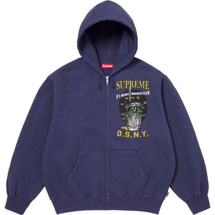 Supreme/DSNY Zip Up Hooded Sweatshirt