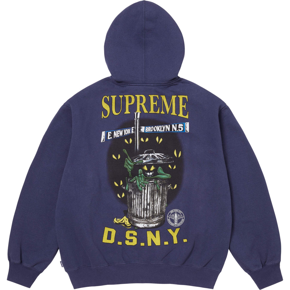 Supreme/DSNY Zip Up Hooded Sweatshirt - Image 2