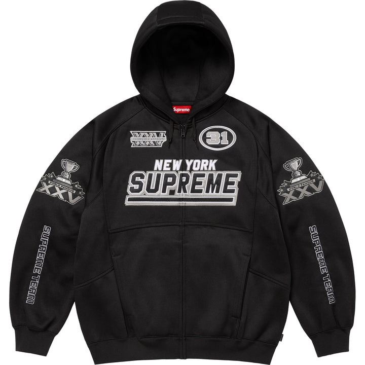 Football Zip Up Hooded Sweatshirt - Shop - Supreme