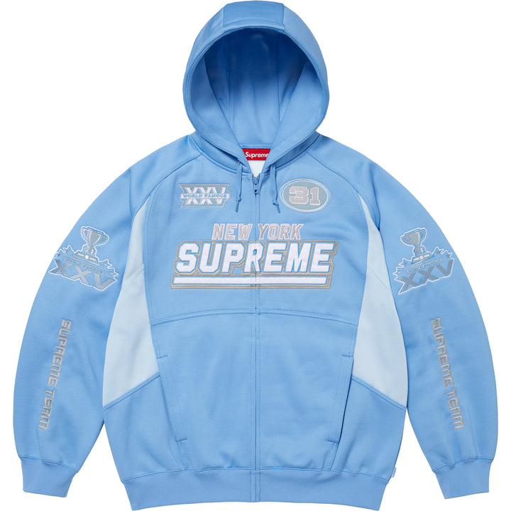 Football Zip Up Hooded Sweatshirt - Shop - Supreme