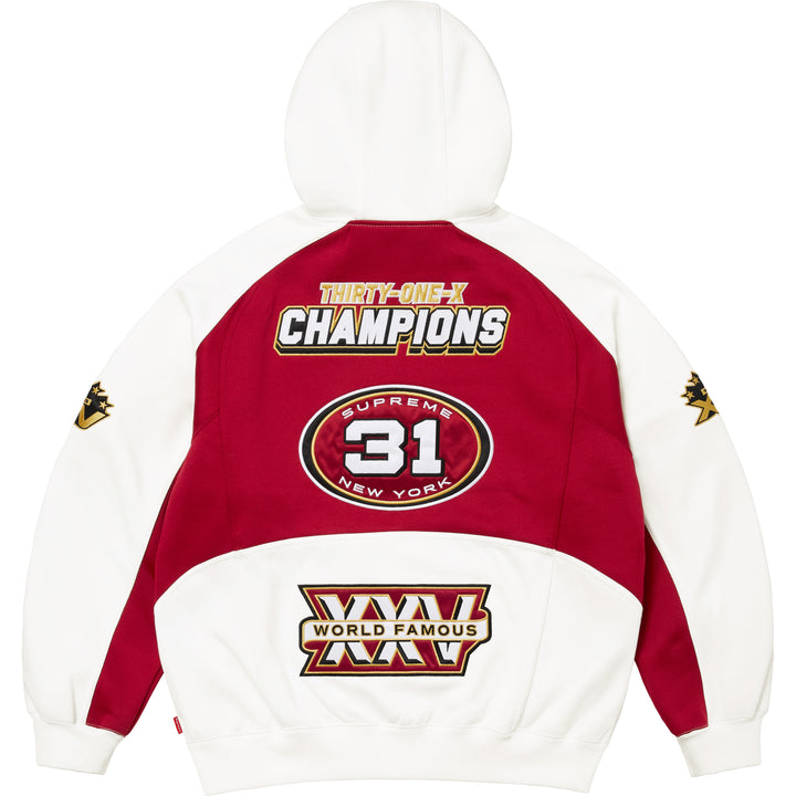 Football Zip Up Hooded Sweatshirt - Shop - Supreme
