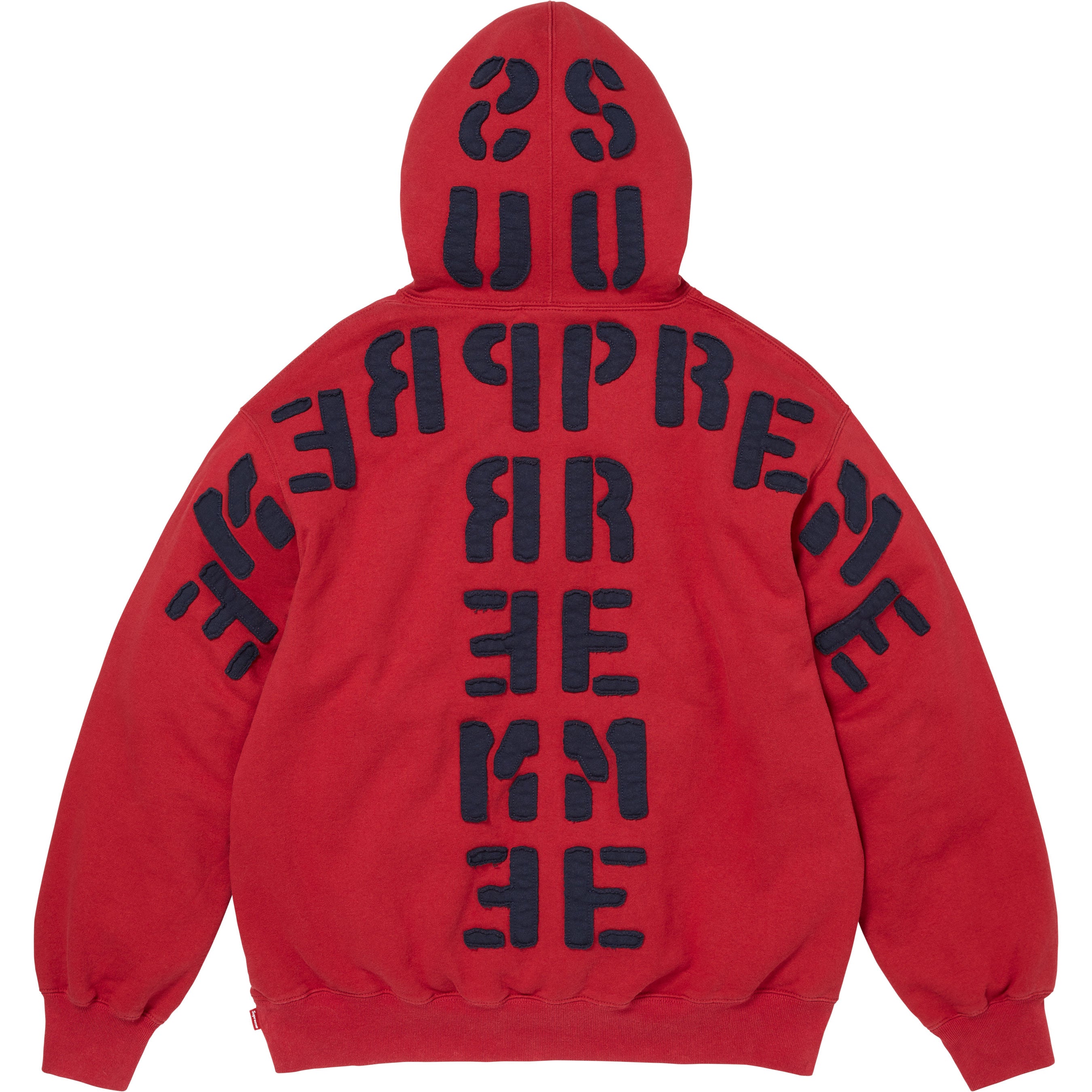Mirrored Appliqué Hooded Sweatshirt - Shop - Supreme