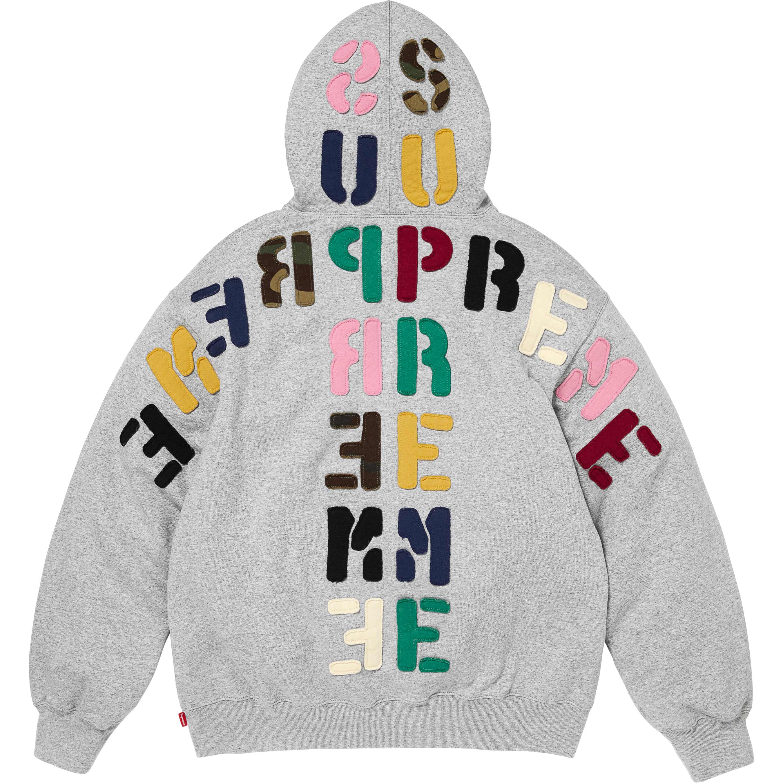 Mirrored Appliqué Hooded Sweatshirt - Shop - Supreme