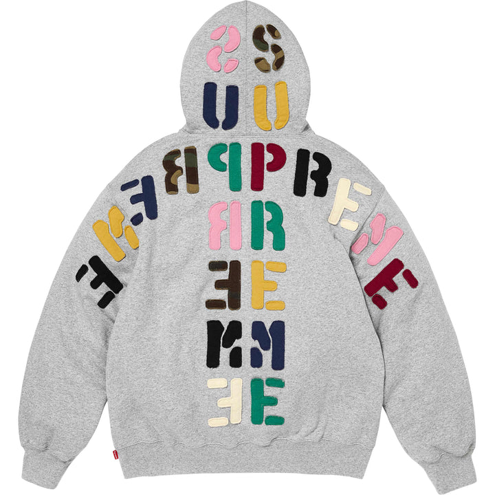 Supreme Heather Pullover Hoodie パーカー Mirrored Appliqué Hooded Sweatshirt - Shop - Supreme