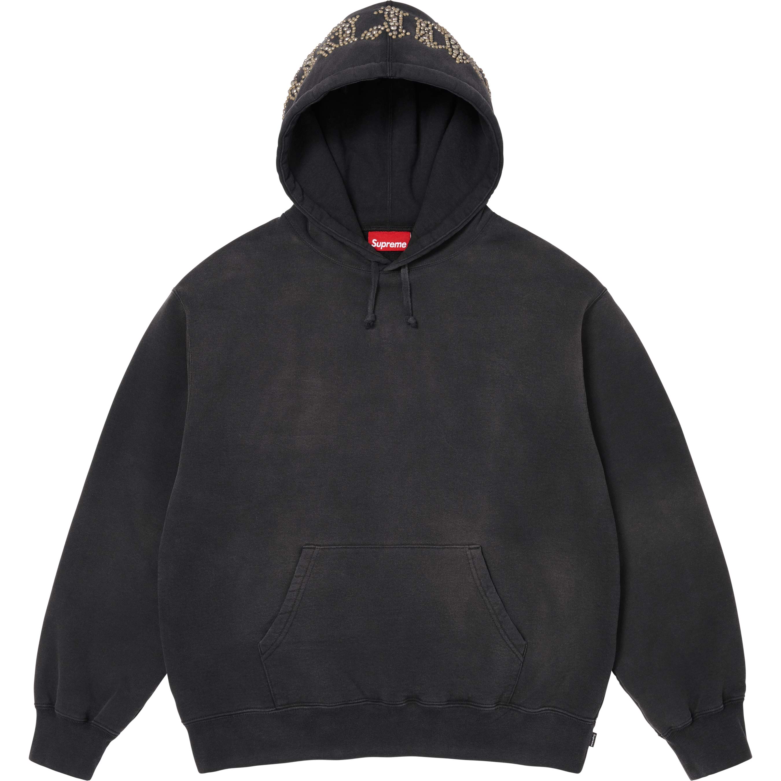 Supreme フーディー Overdyed Studded Hooded Sweatshirt - Shop - Supreme