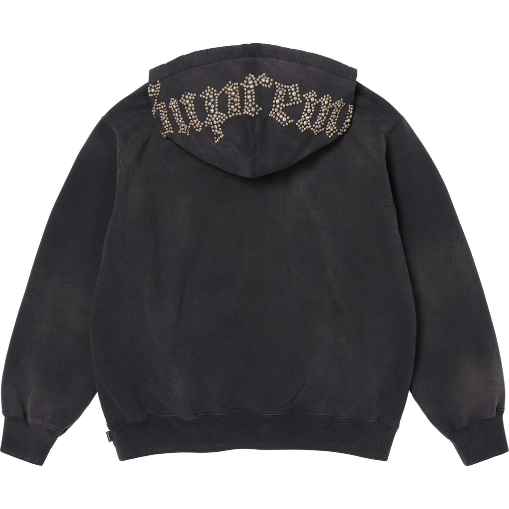 極美品　Supreme Studded Hooded Sweatshirt Supreme Studded Hooded Sweatshirt (FW18) Black Men's - FW18 - US
