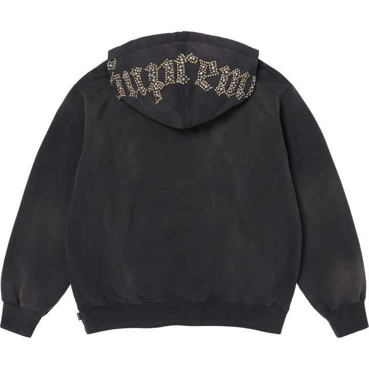 Overdyed Studded Hooded Sweatshirt - Shop - Supreme