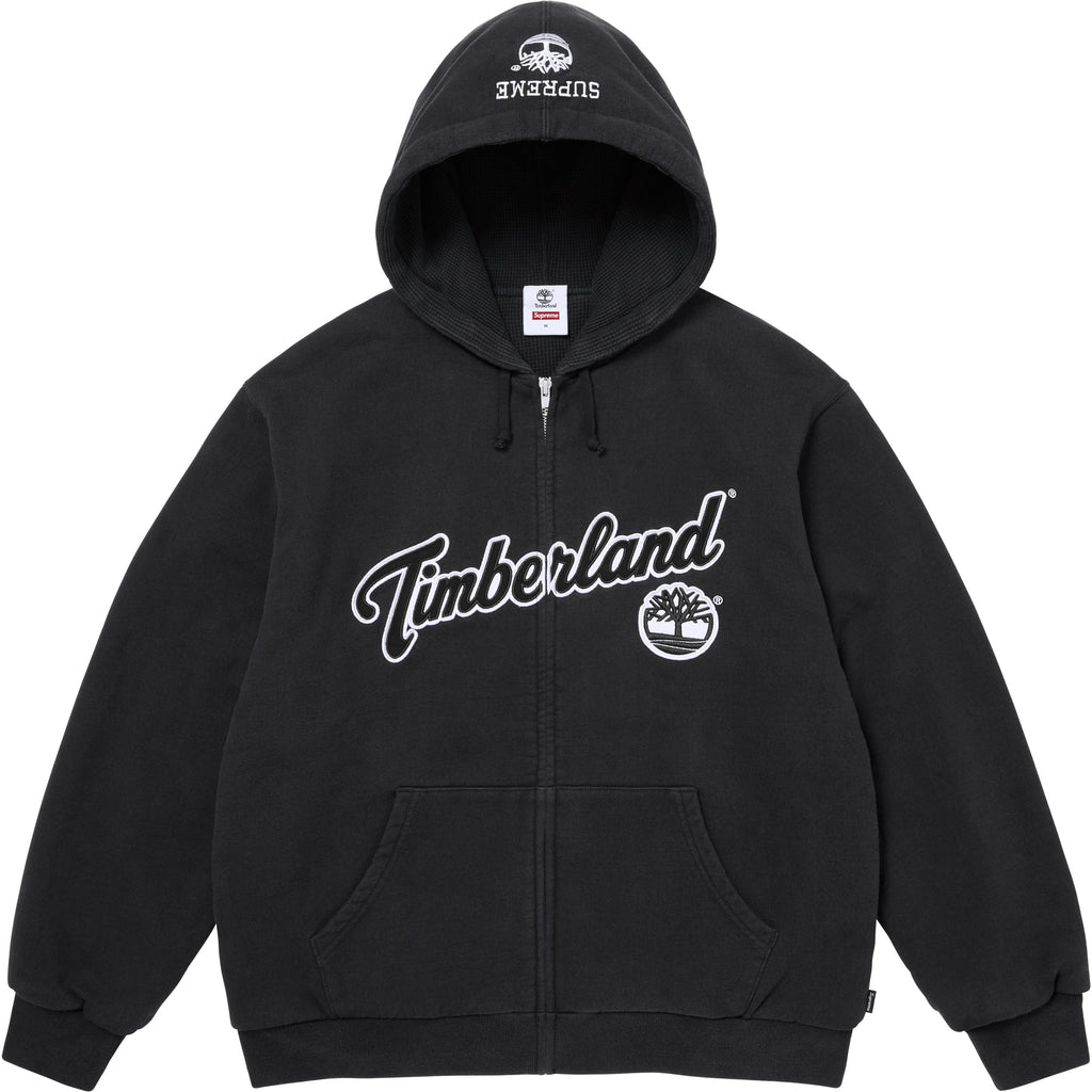 Supreme®/Timberland® Thermal Lined Zip Up Hooded Sweatshirt