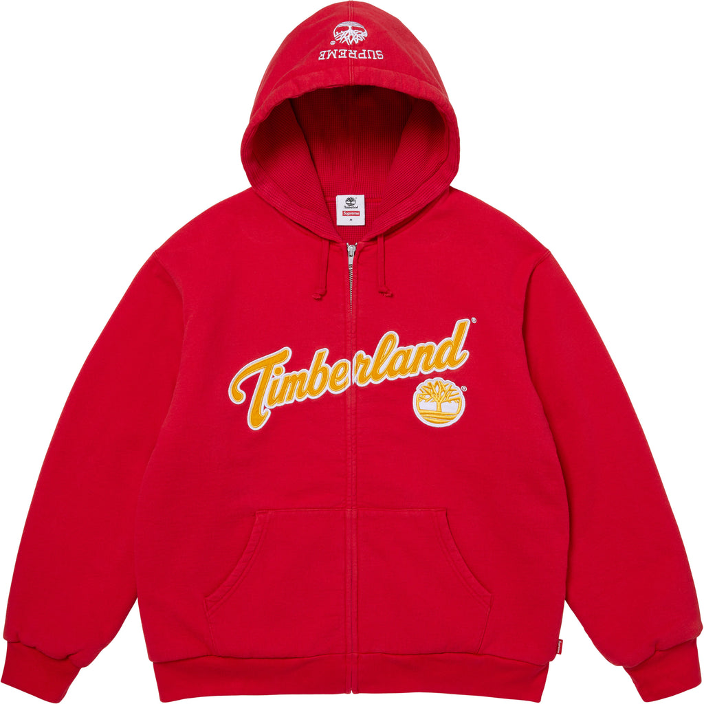 Supreme®/Timberland® Thermal Lined Zip Up Hooded Sweatshirt