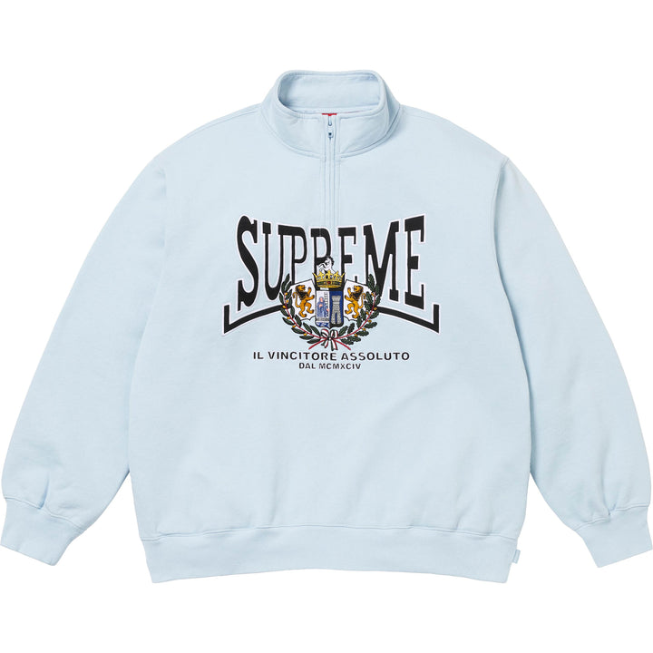 Crest Appliqué Half Zip Pullover - Shop - Supreme
