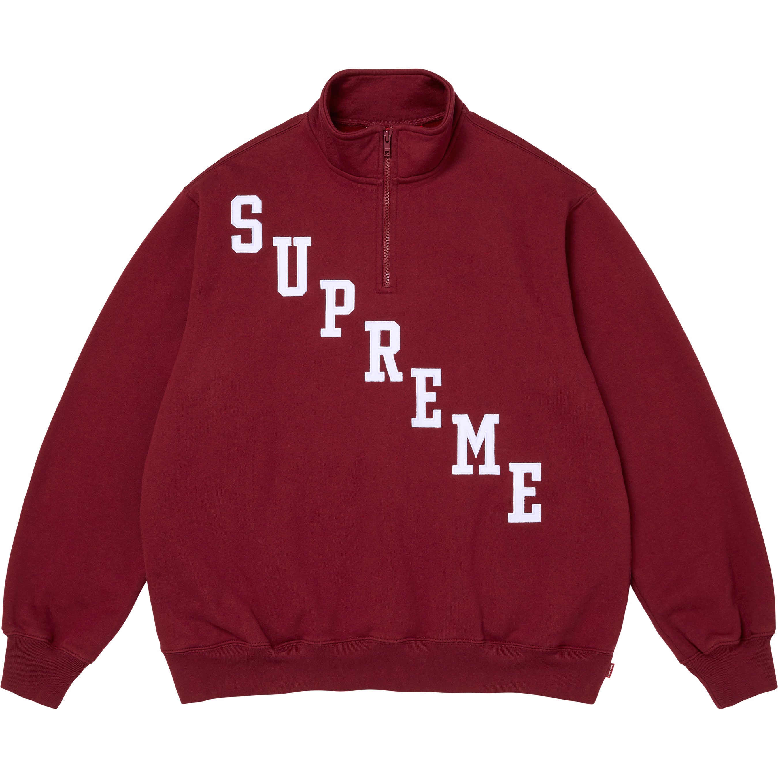 Slant Appliqué Half Zip Pullover - Shop - Supreme