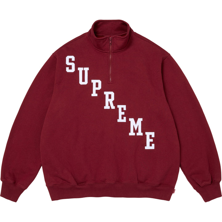 Slant Appliqué Half Zip Pullover - Shop - Supreme