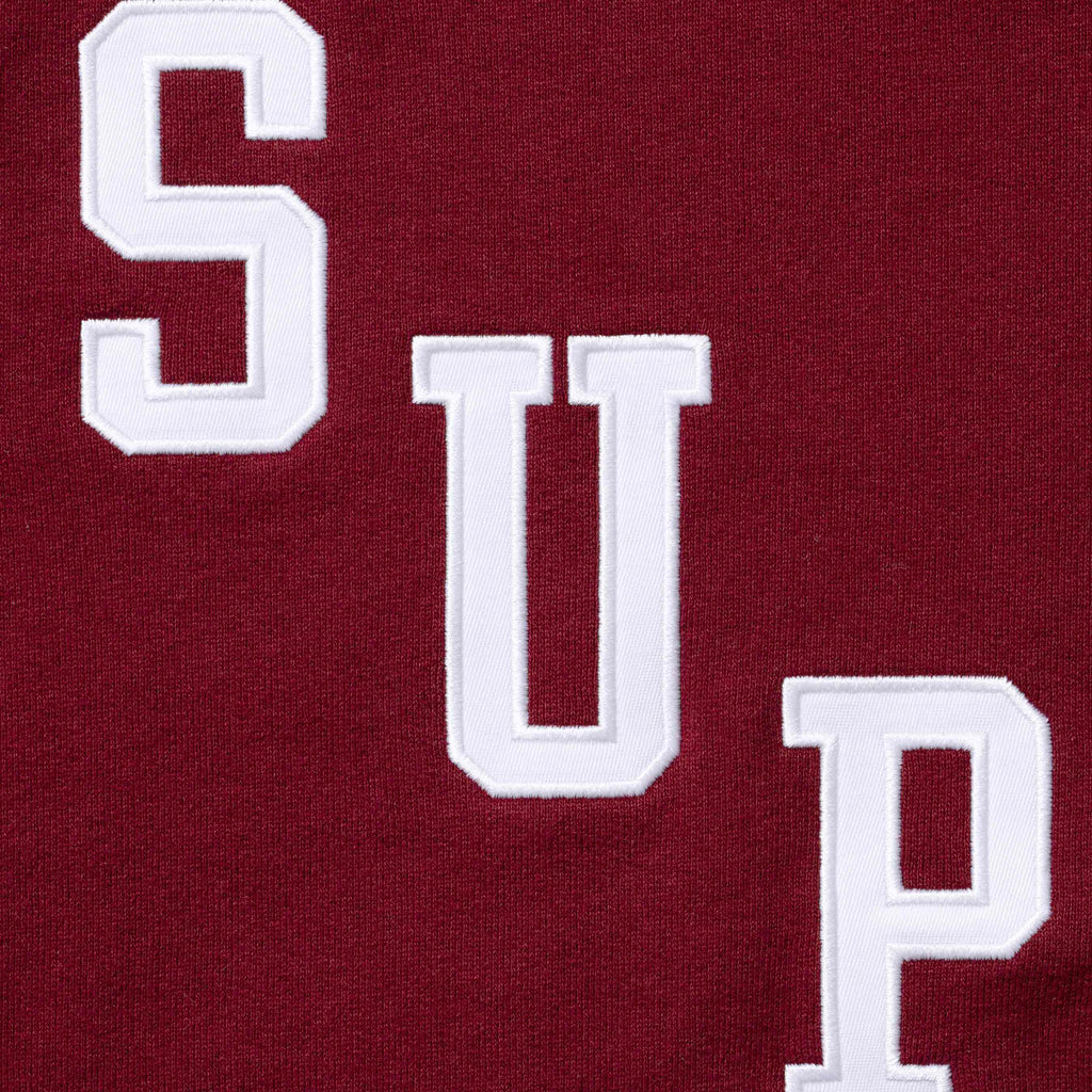 Slant Appliqué Half Zip Pullover
