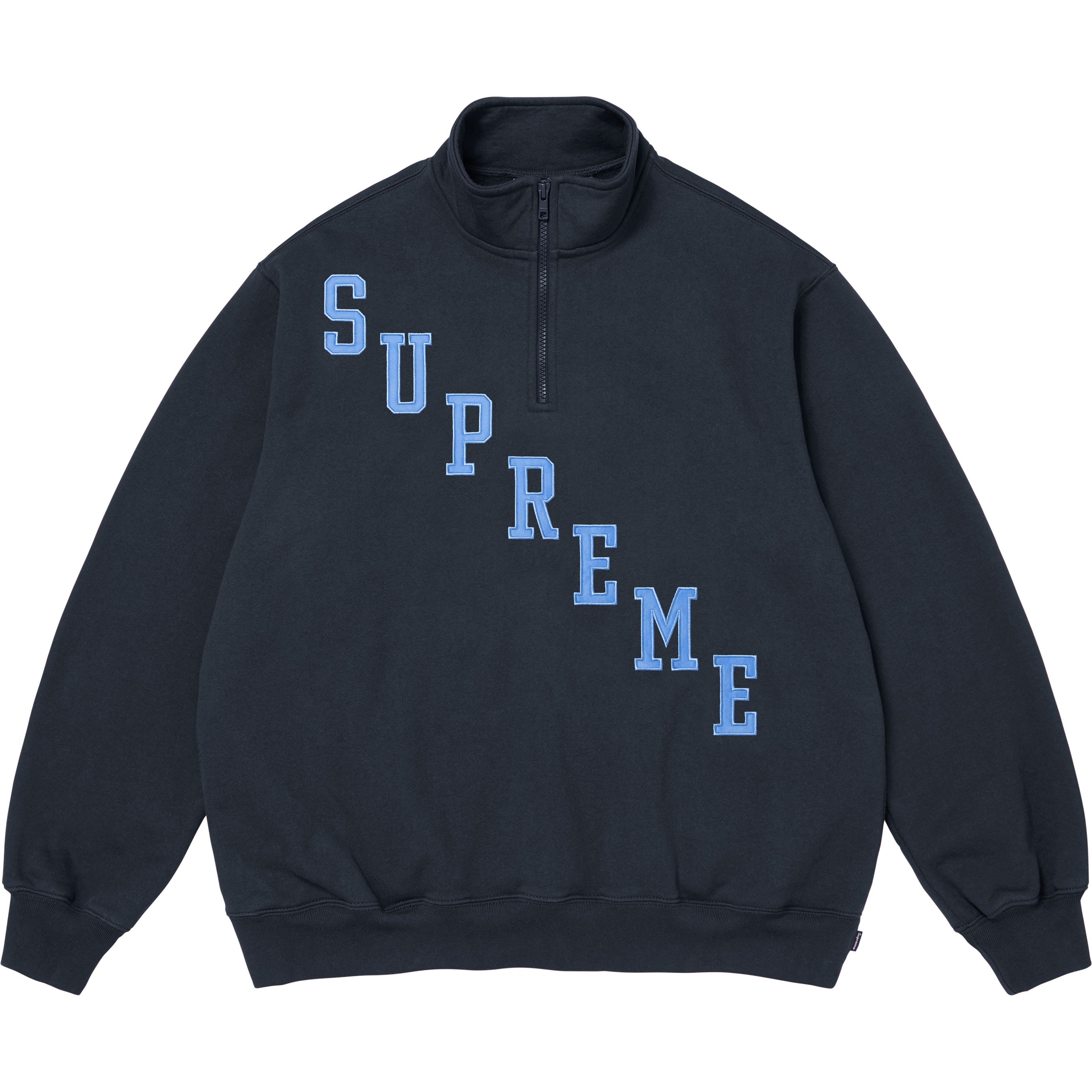 Slant Appliqué Half Zip Pullover - Shop - Supreme