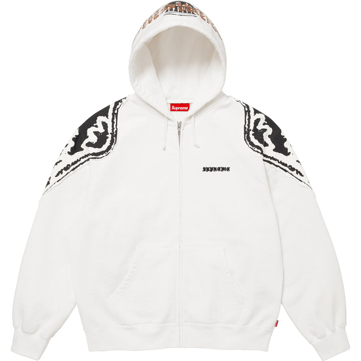 トップス Big Logo Zip Up Hooded Sweatshirt Godzilla Jumbo Print Black Zip-up Hoodie