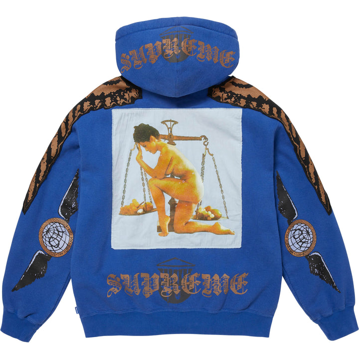 Wings Zip Up Hooded Sweatshirt-1