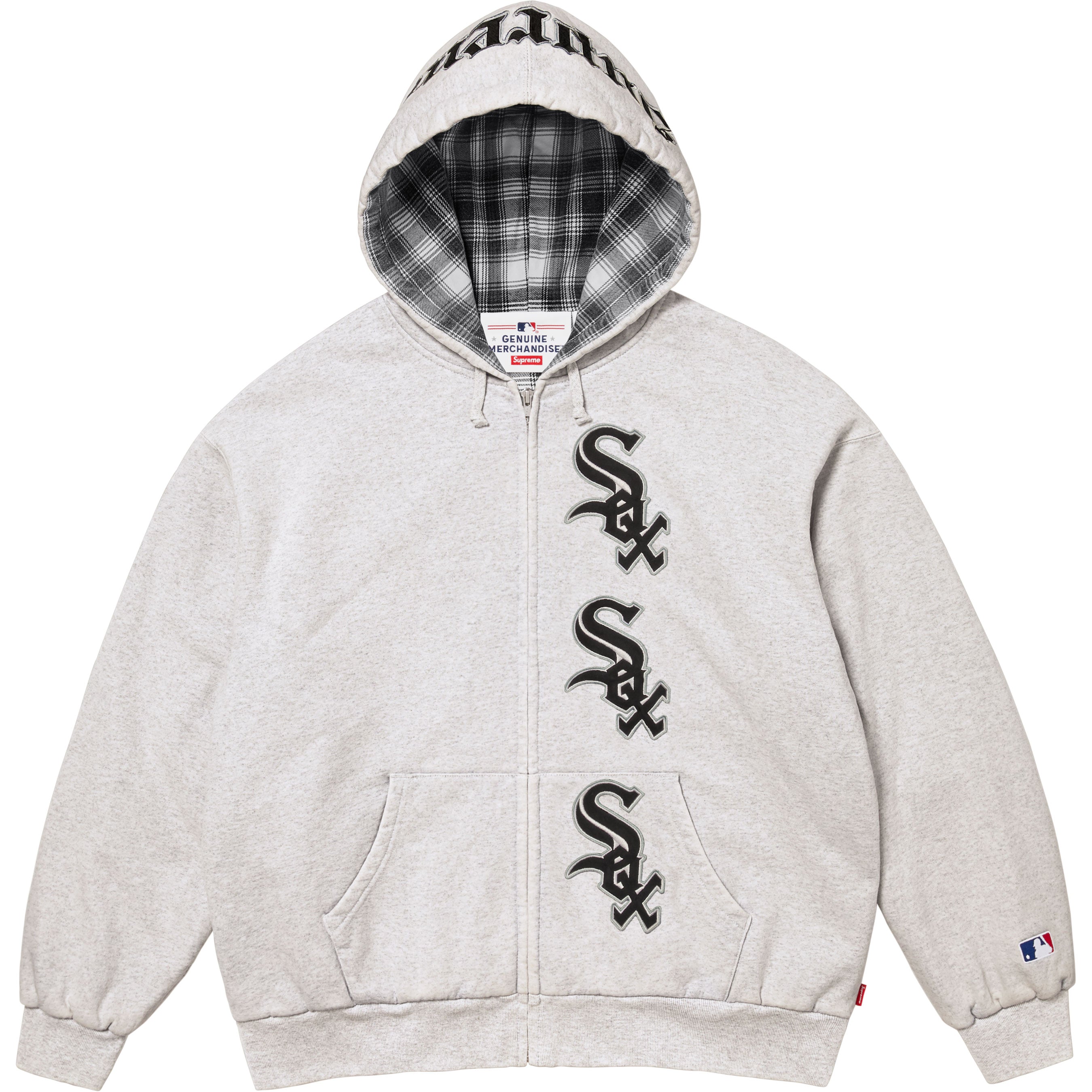 Supreme®/Chicago White Sox™ Zip Up Hooded Sweatshirt - Shop - Supreme