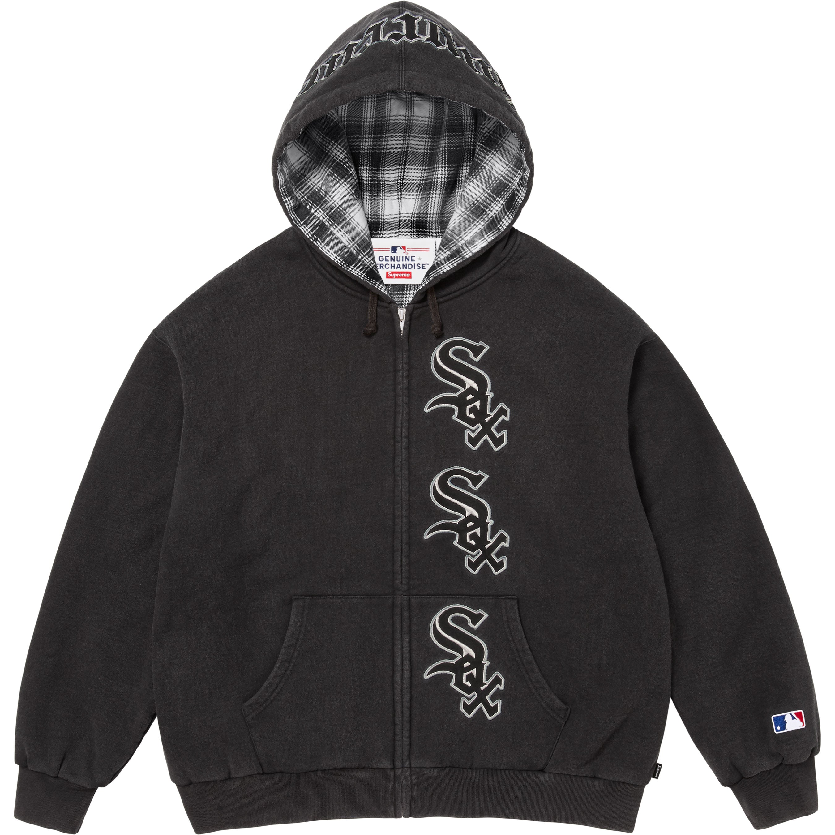 Supreme®/Chicago White Sox™ Zip Up Hooded Sweatshirt - Shop - Supreme