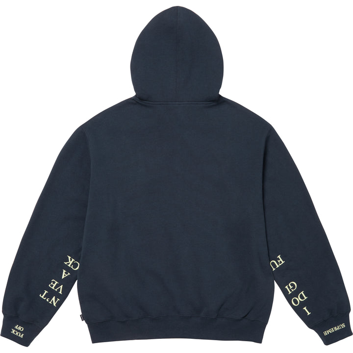 トップス Supreme IDGAF Zip Up Hooded Sweatshirt IDGAF Zip Up Hooded Sweatshirt - Shop - Supreme