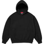 Satin Appliqué Hooded Sweatshirt