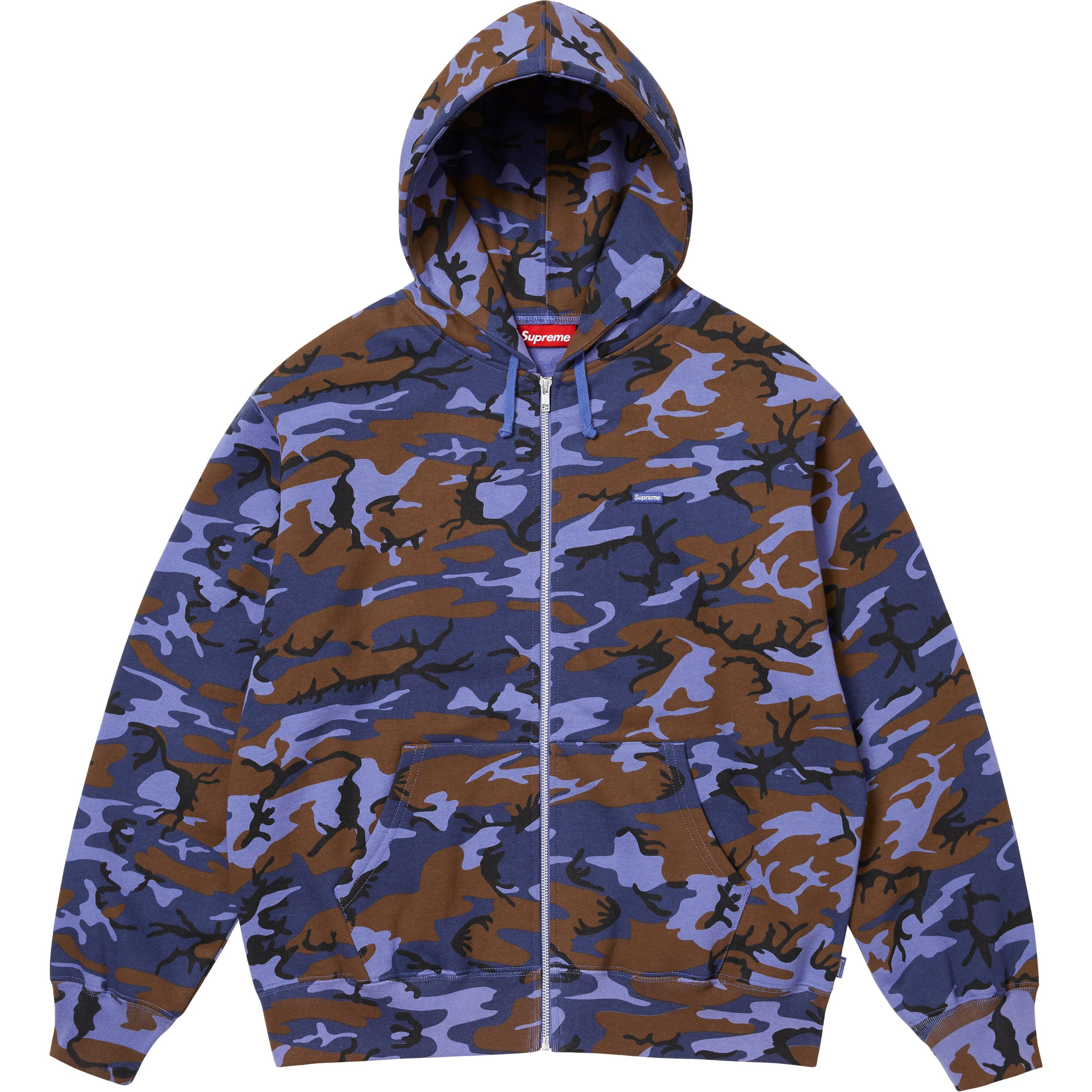 Small Box Zip Up Hooded Sweatshirt - Shop - Supreme