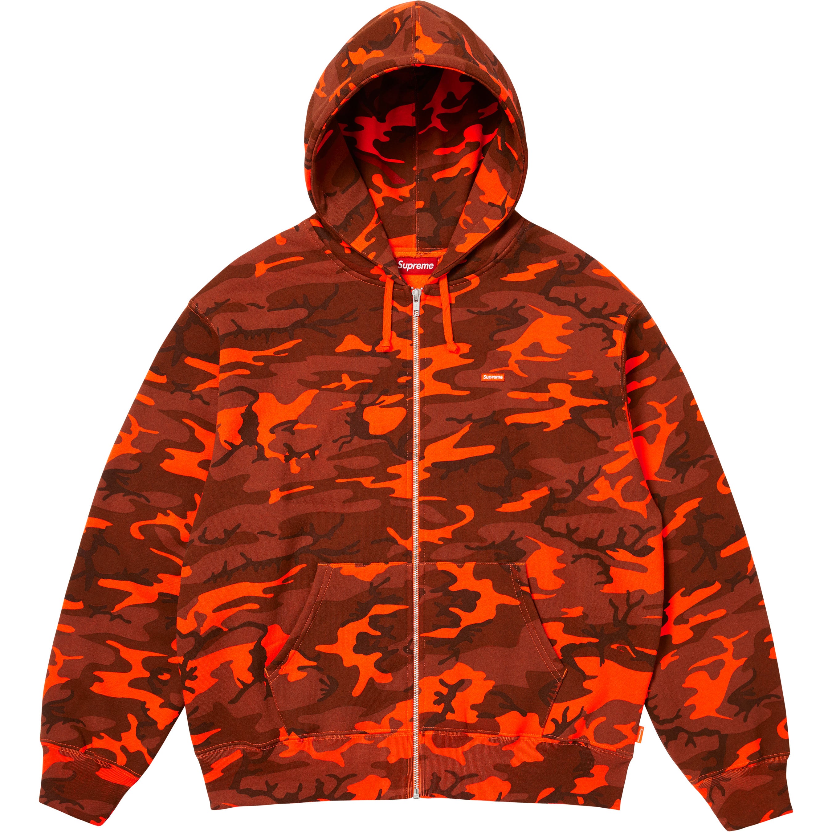 Small Box Zip Up Hooded Sweatshirt - Shop - Supreme