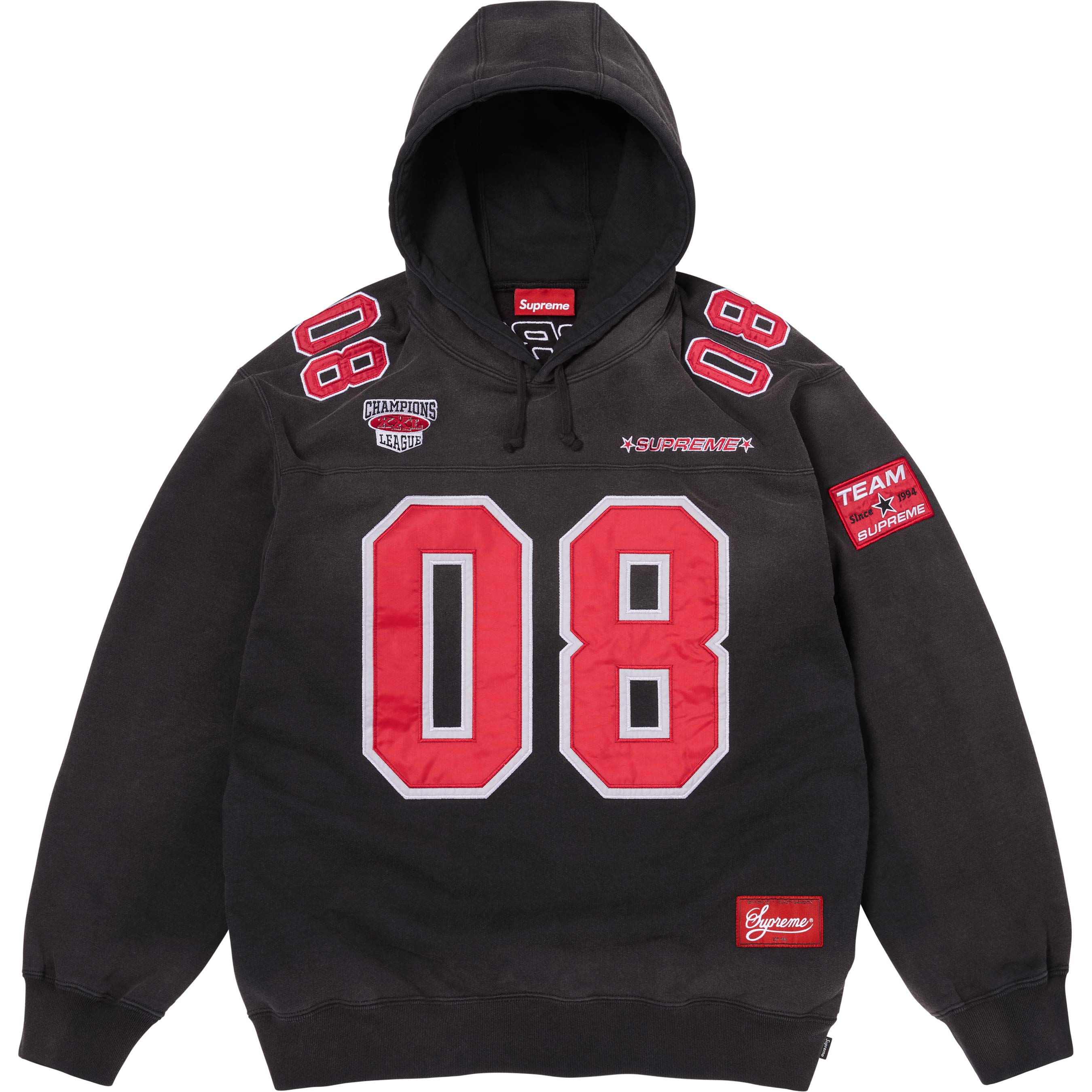 Football Jersey Hooded Sweatshirt - Shop - Supreme