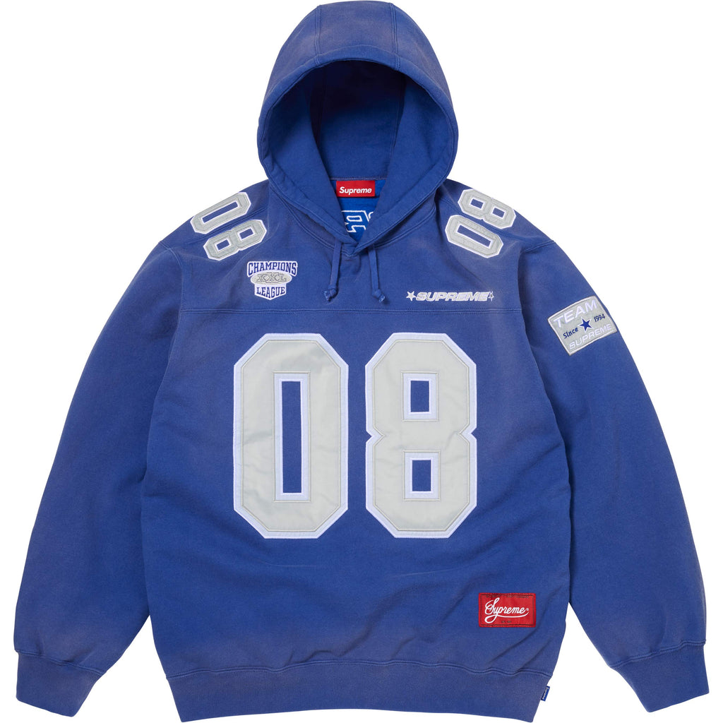 Football Jersey Hooded Sweatshirt