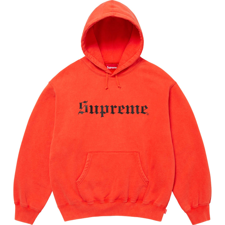 Washed Old English Hooded Sweatshirt - Shop - Supreme