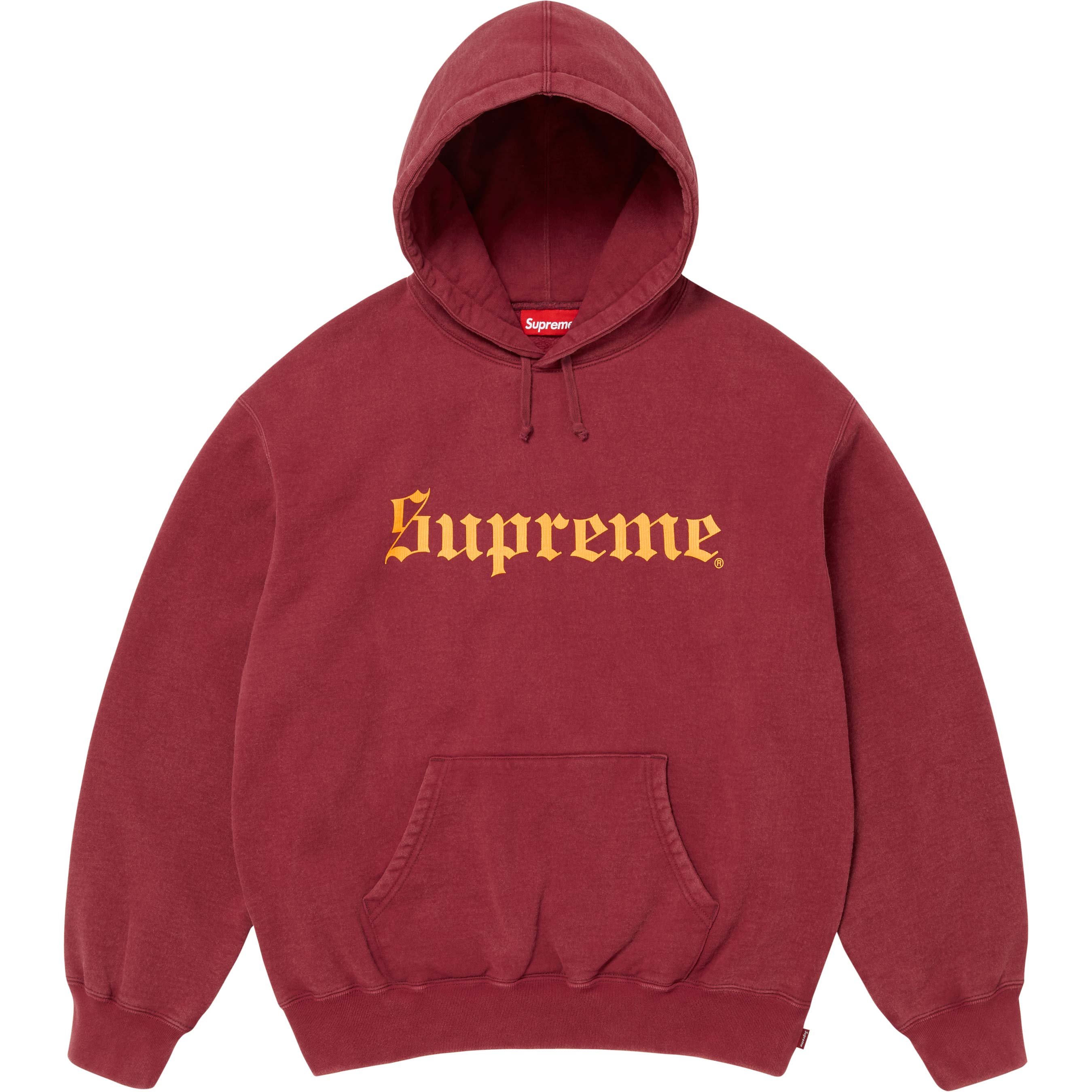 Washed Old English Hooded Sweatshirt - Shop - Supreme