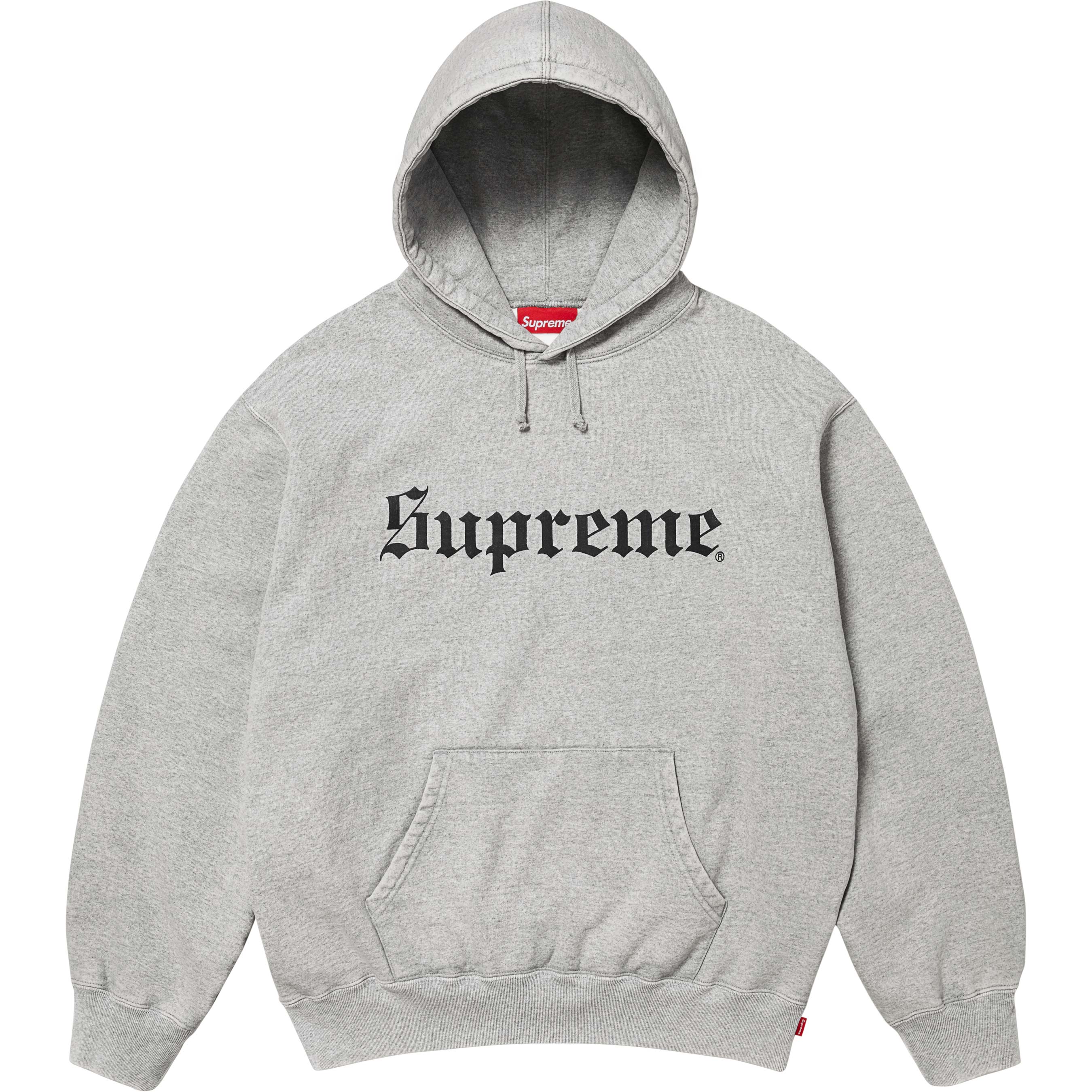 トップス Supreme Old English logo pullover hoodie Washed Old English Hooded Sweatshirt - Shop - Supreme
