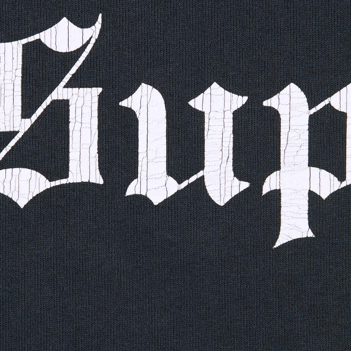 Washed Old English Hooded Sweatshirt