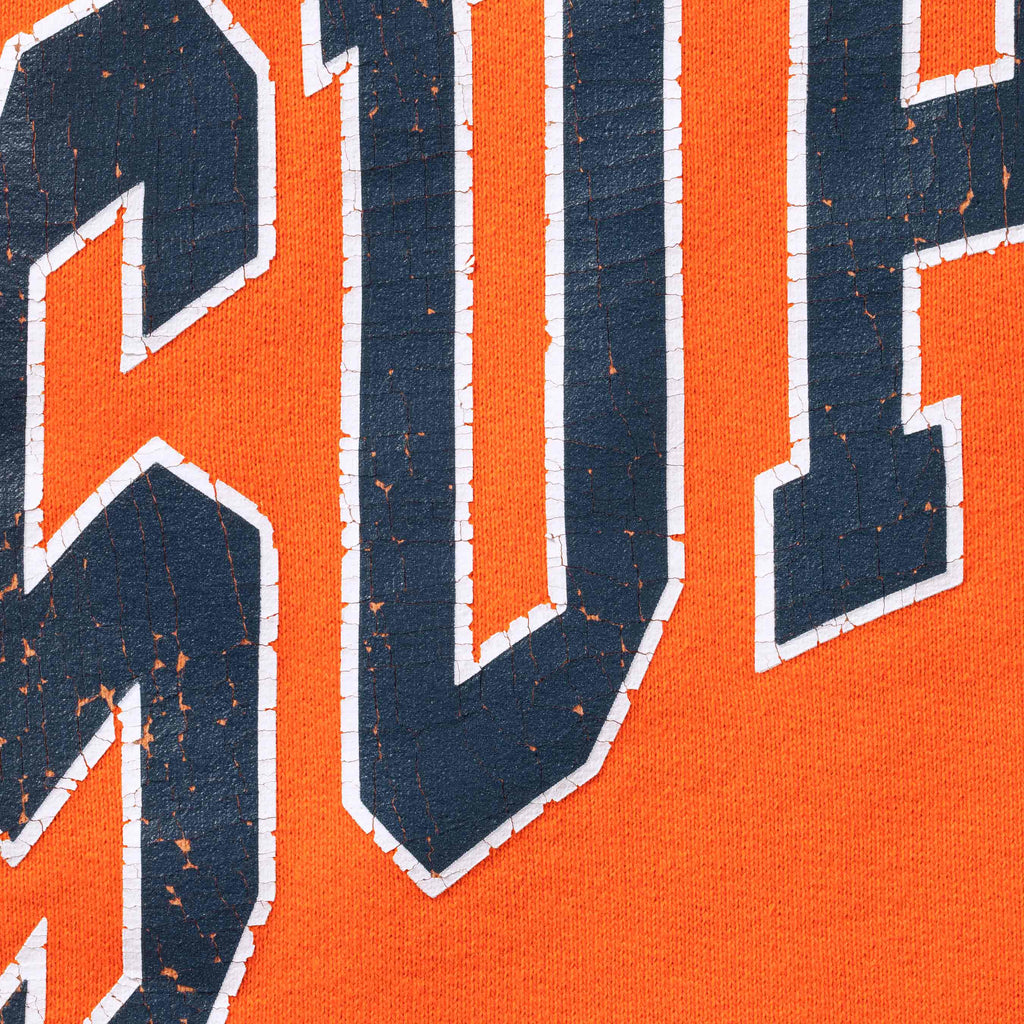 Cracked Raglan Zip Up Hooded Sweatshirt