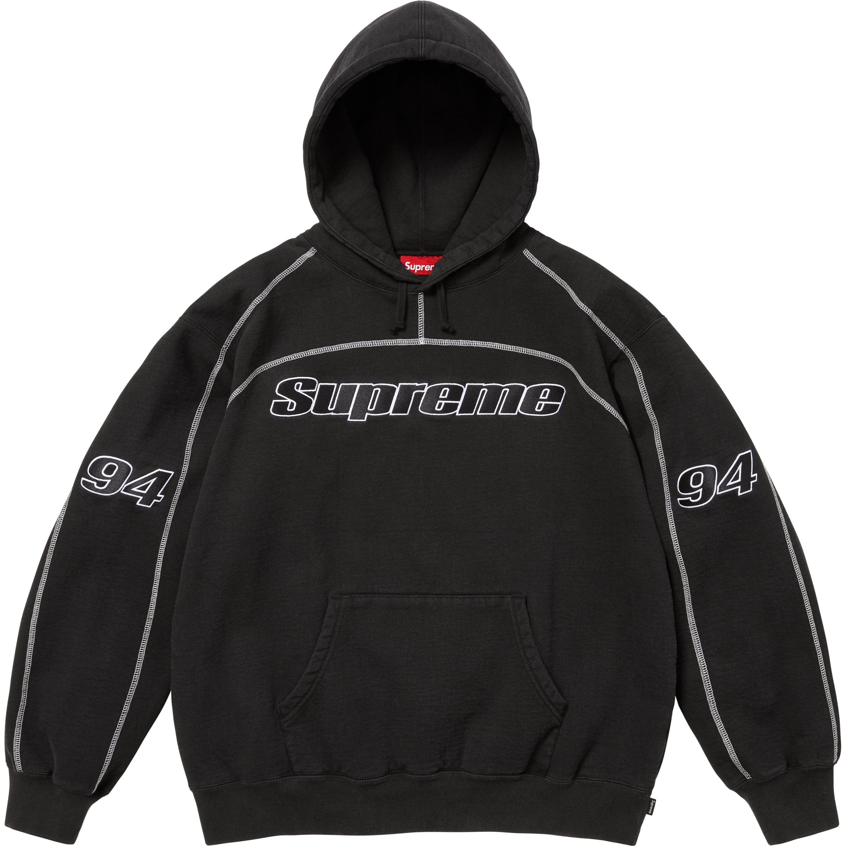 Supreme 25FW Overlock Hooded Sweatshirt