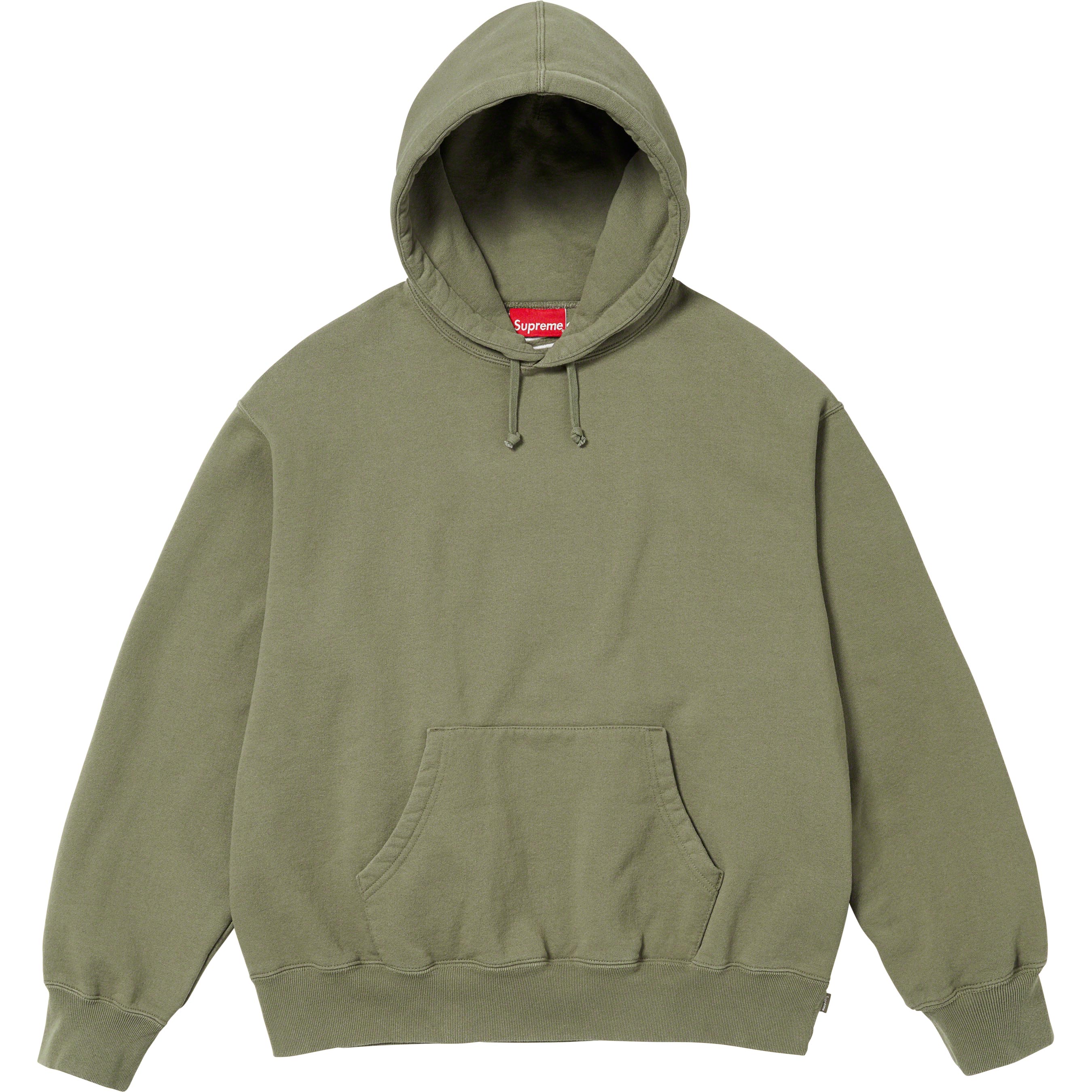 Satin Appliqué Hooded Sweatshirt