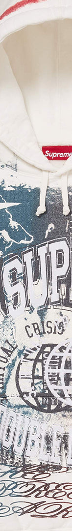 Overprint Hooded Sweatshirt