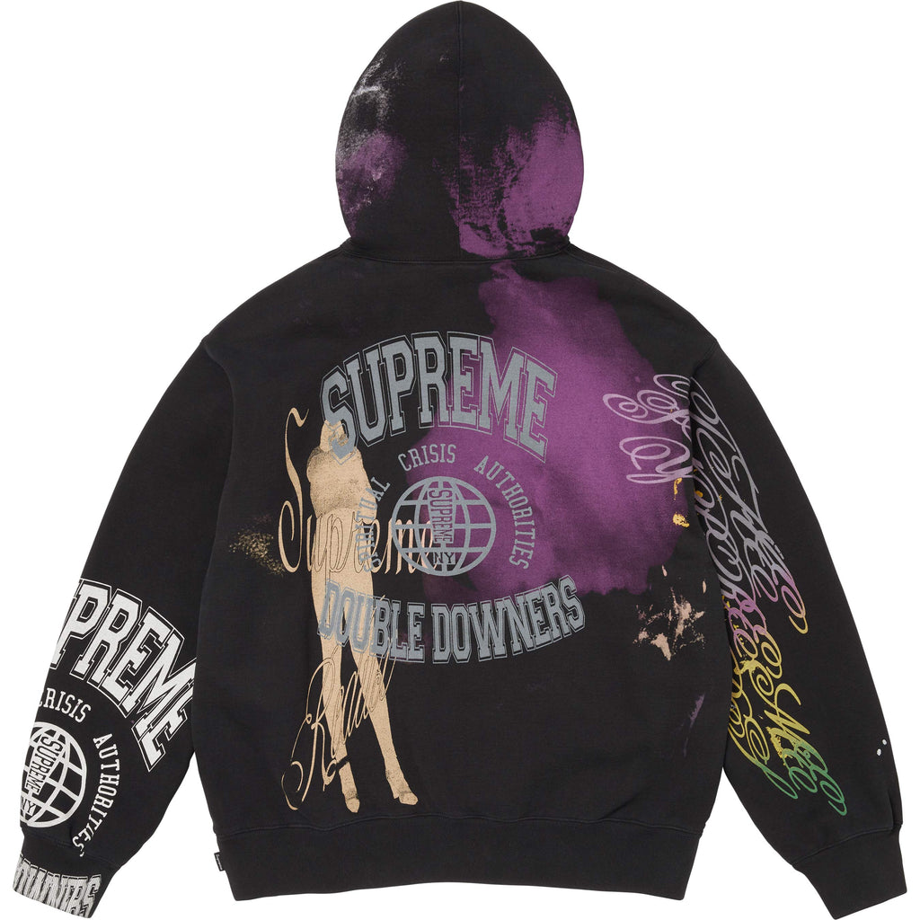 Overprint Hooded Sweatshirt - Shop - Supreme
