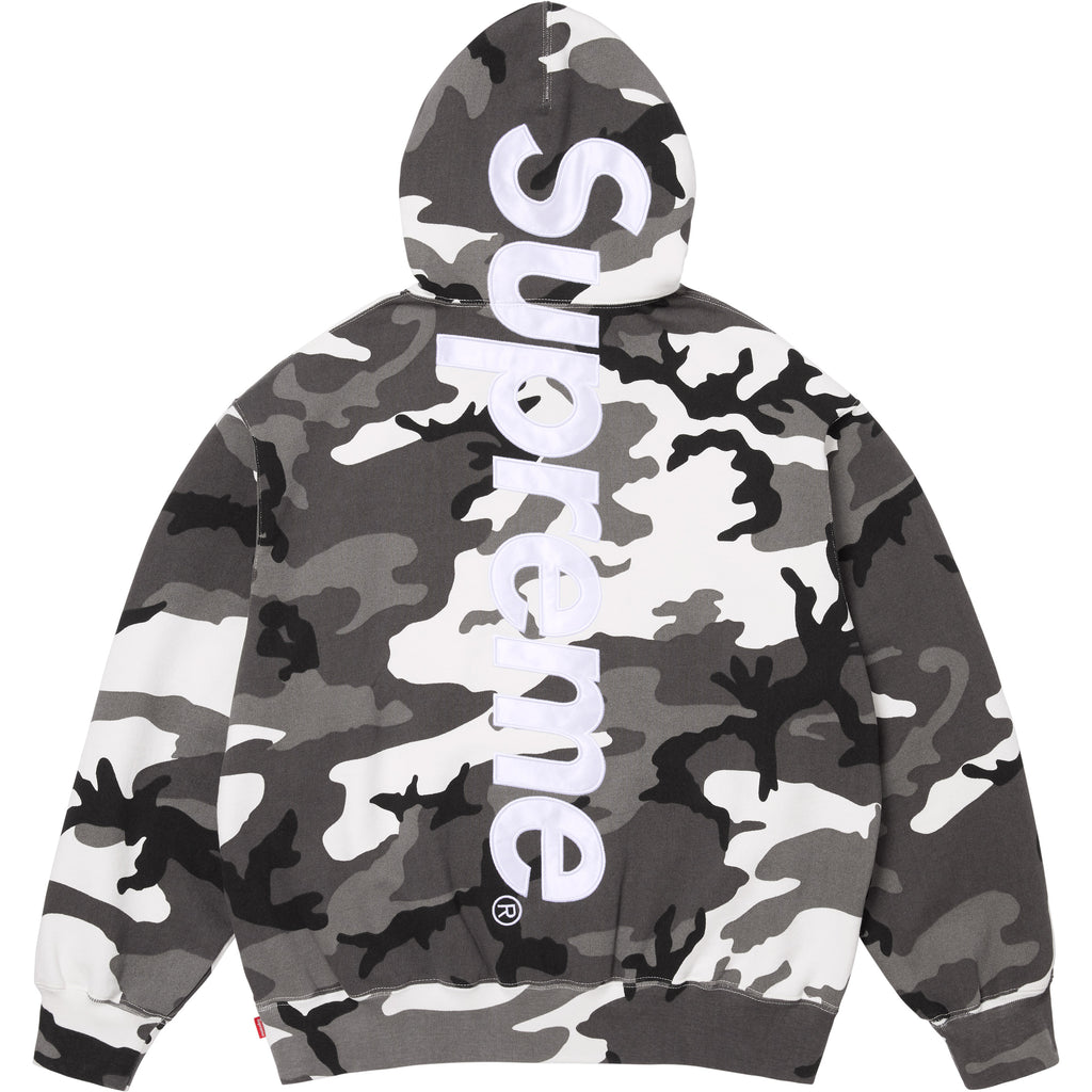Satin Appliqué Hooded Sweatshirt - Shop - Supreme