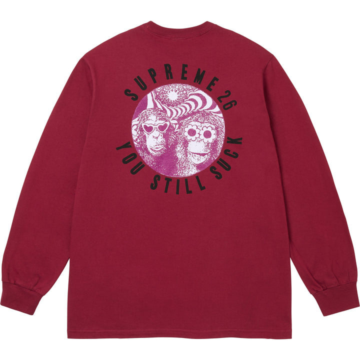 SUPREME ブラック Tシャツ Lサイズ You Still Suck L/S Tee - Shop - Supreme