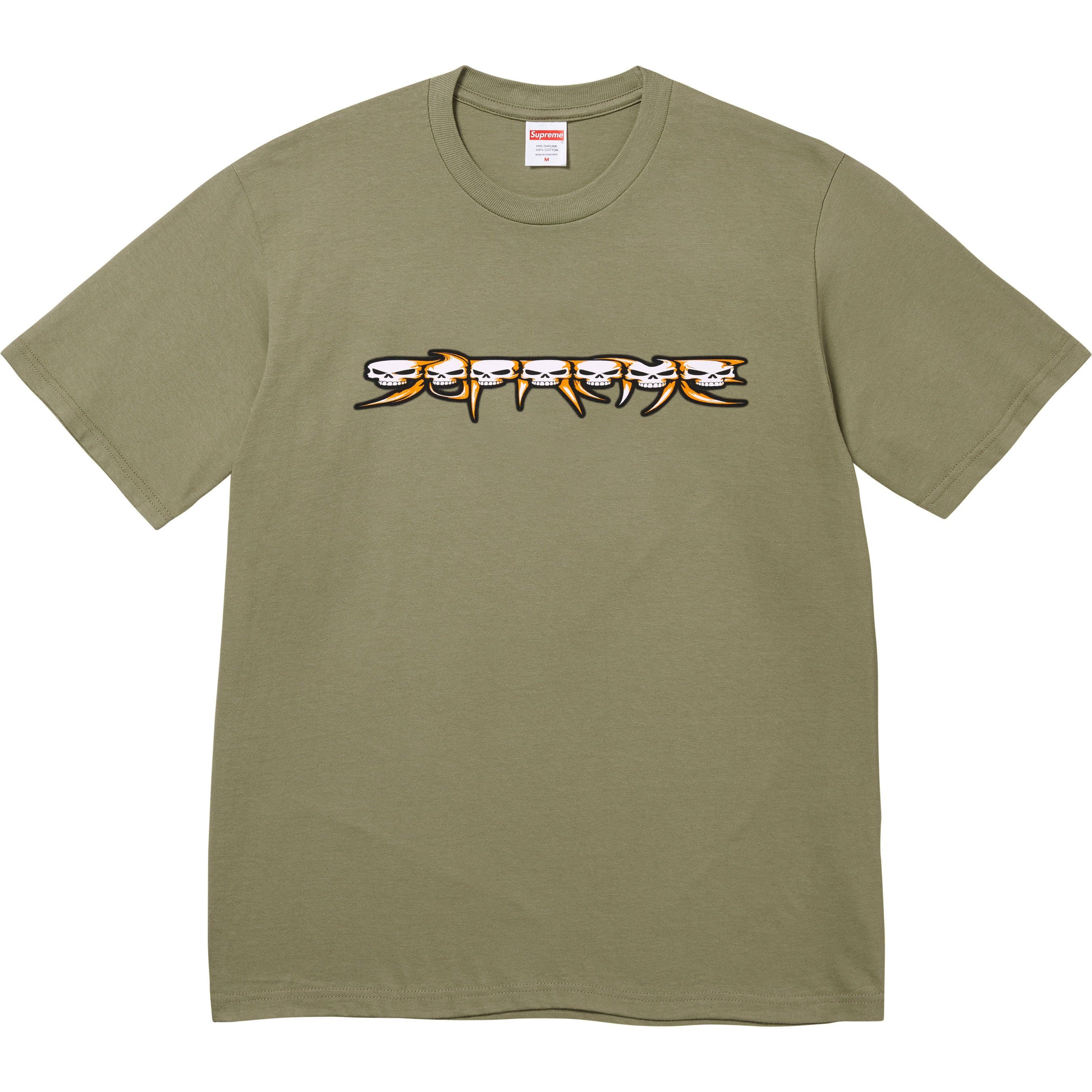 Skulls Spellout Tee - Shop - Supreme