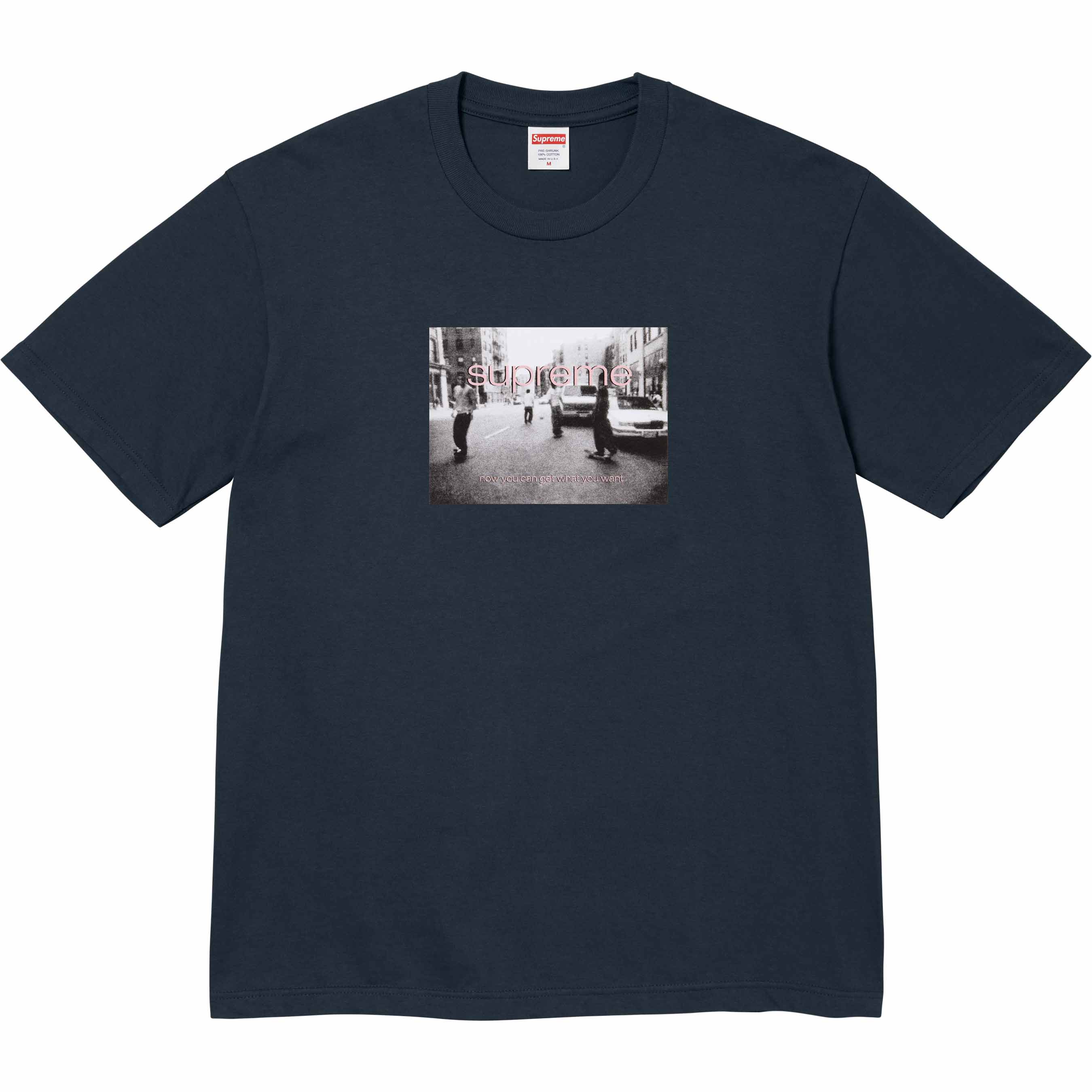 Supreme t 2025 shirt sizing