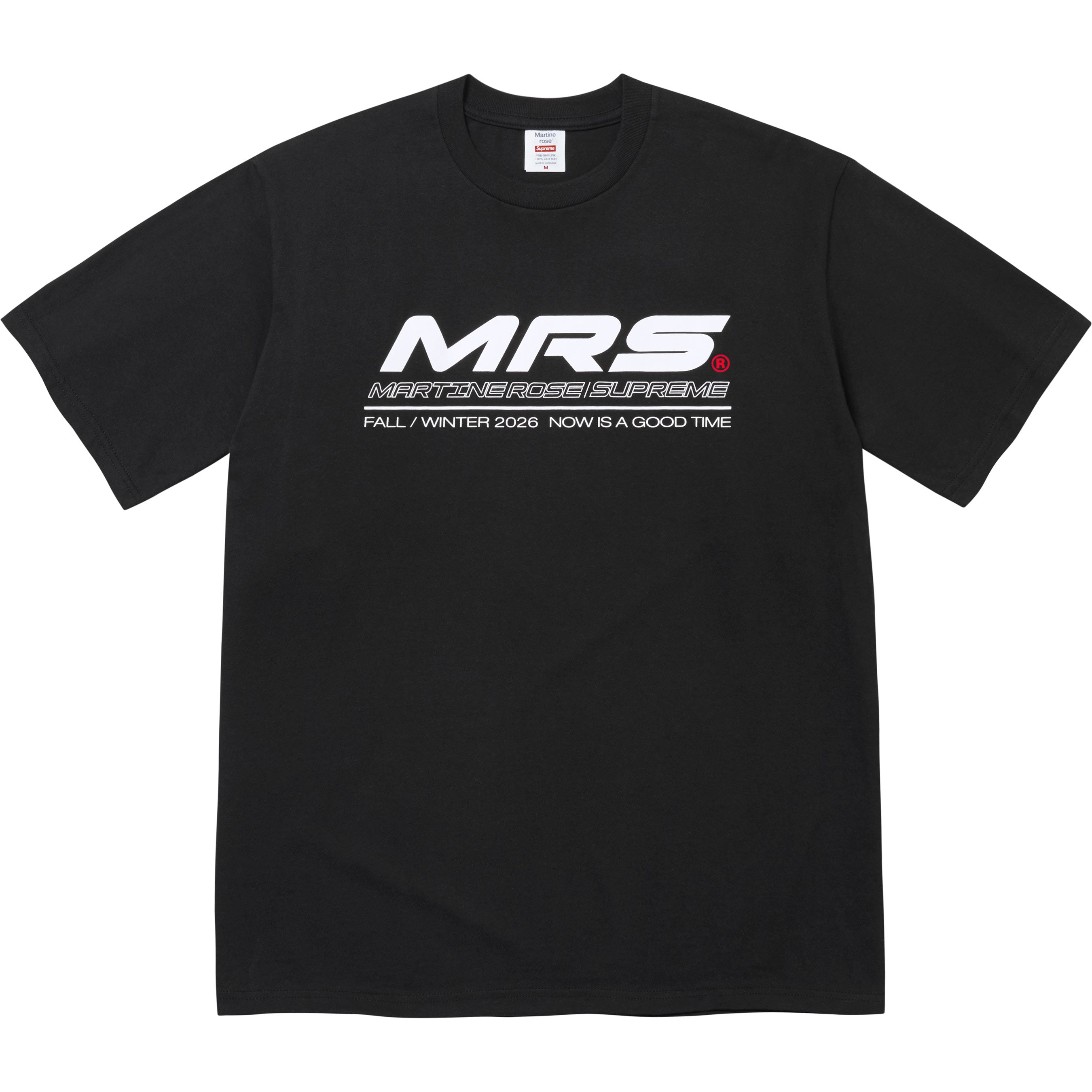 Supreme Martine Rose Tee Black Mサイズ Supreme®/Martine Rose® Now Tee - Shop - Supreme