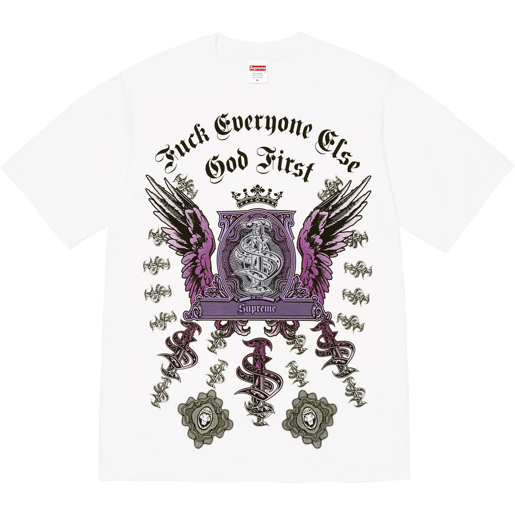 トップス Supreme Fire Flag Tee White XL トップス Supreme Fire Flag