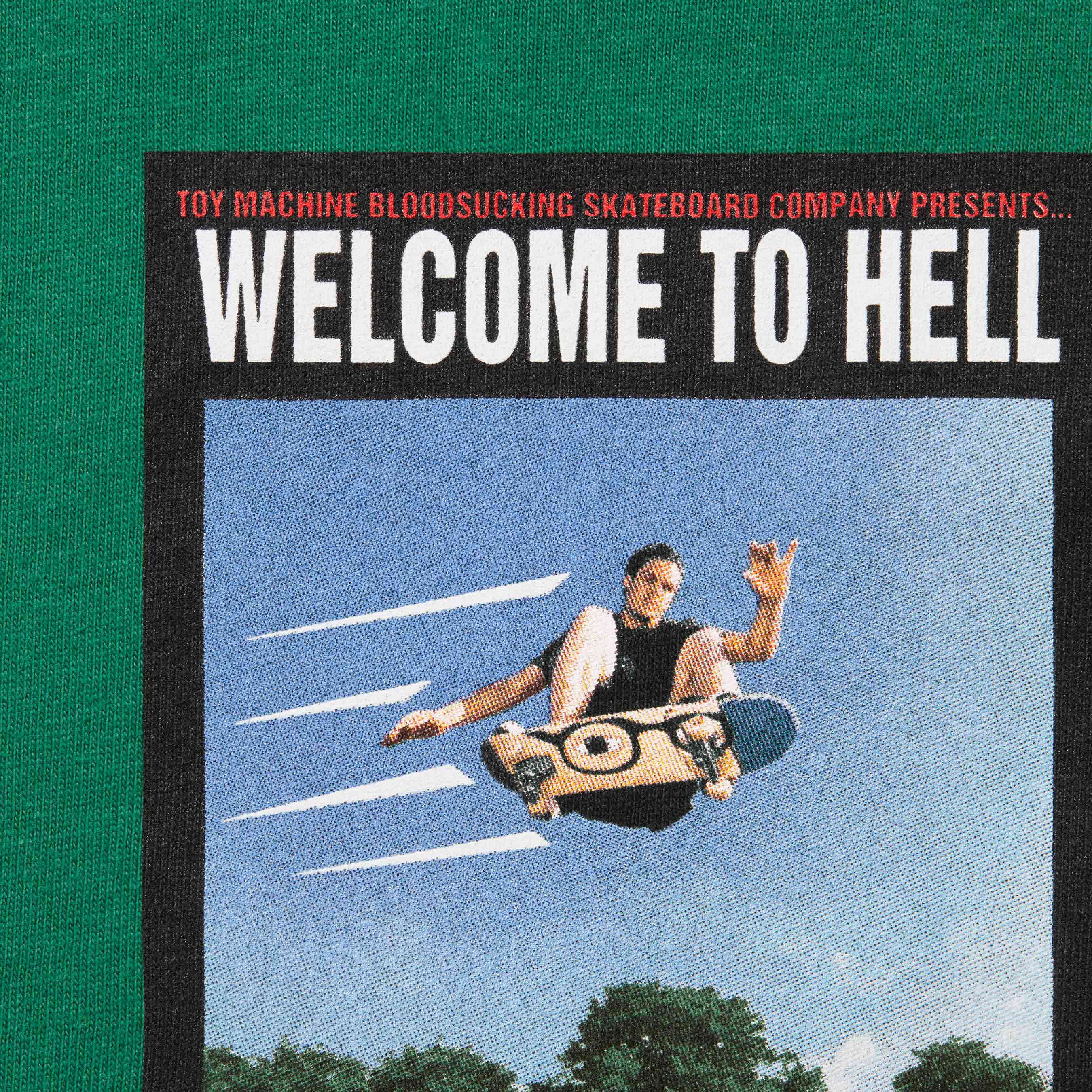 Supreme Toy Machine Welcome To Hell Tee - トップス