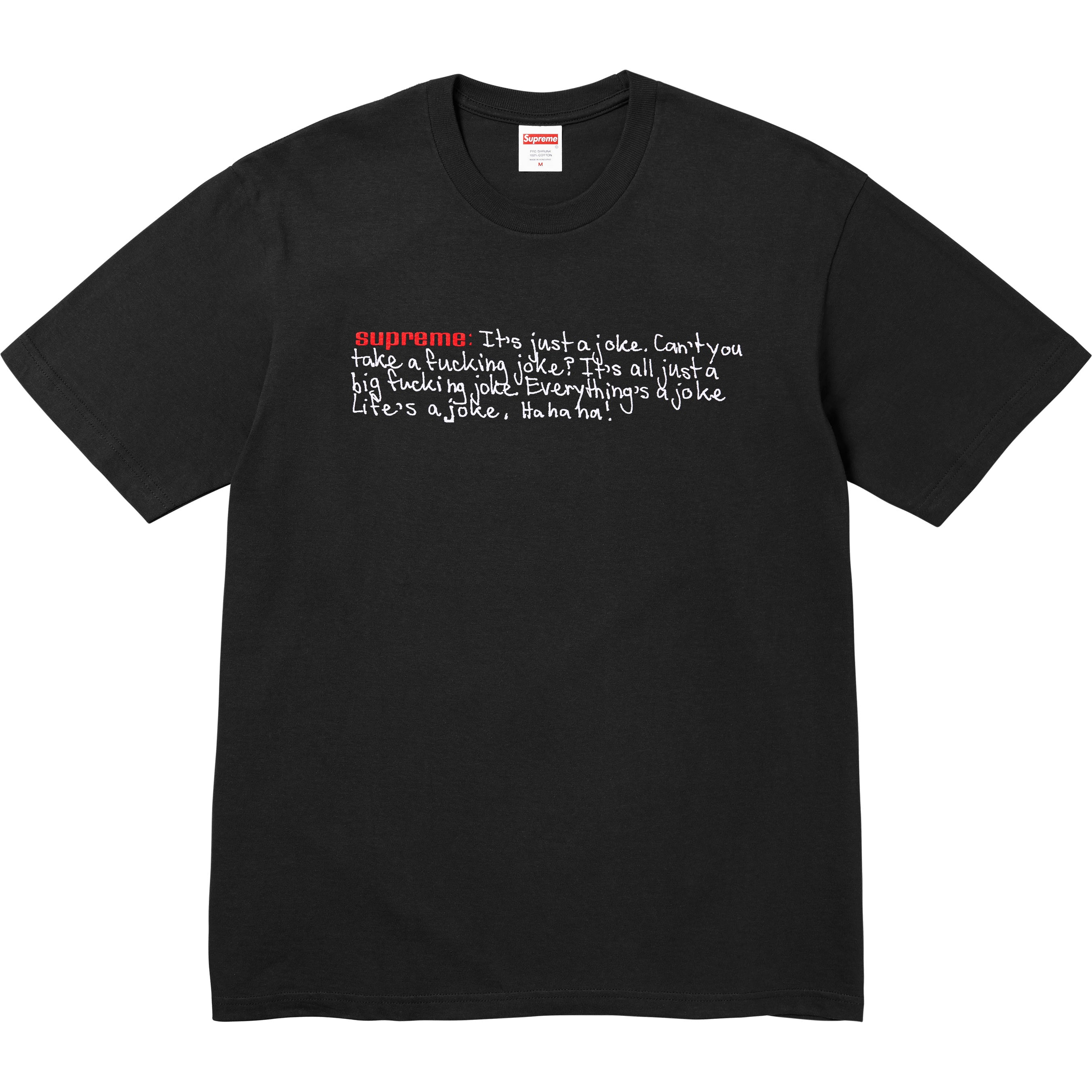 Joke Tee - Shop - Supreme