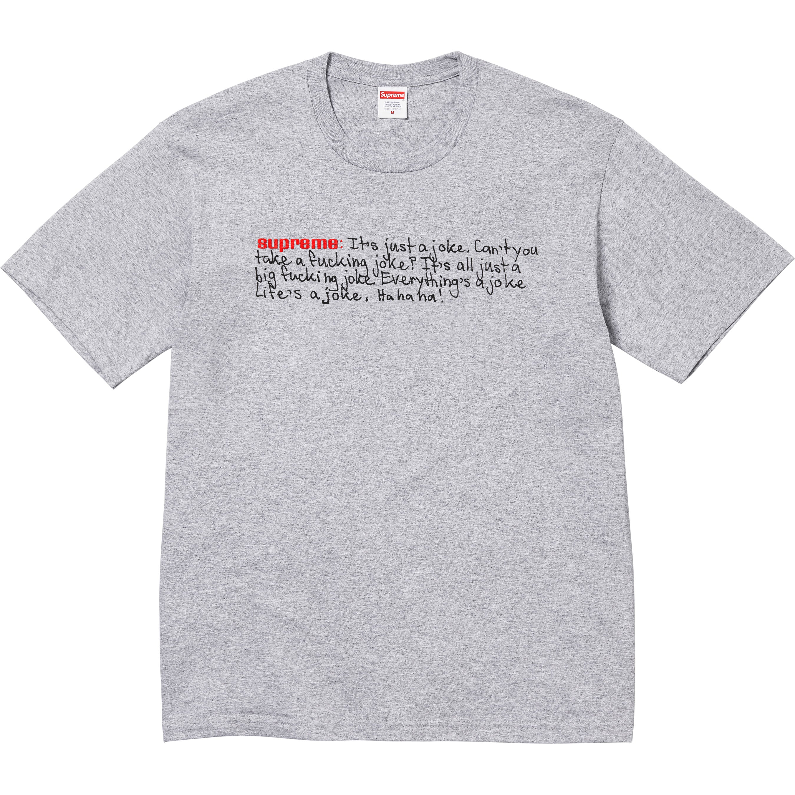 Joke Tee - Shop - Supreme